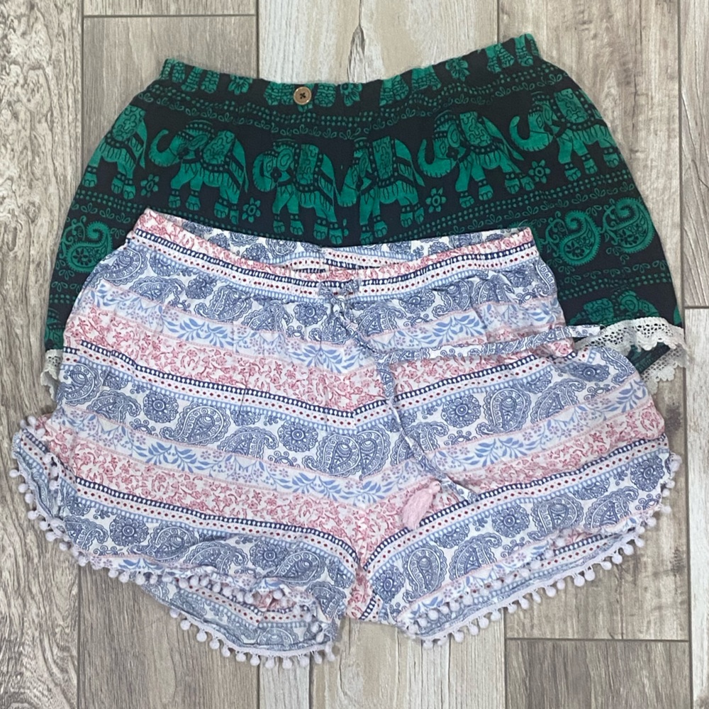 Boho style short Pj bottoms